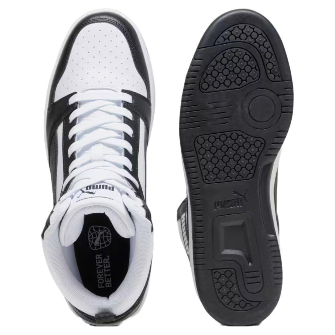 ZAPATILLAS PUMA REBOUND MID BLANCO/NEGRO | 392326 01-3