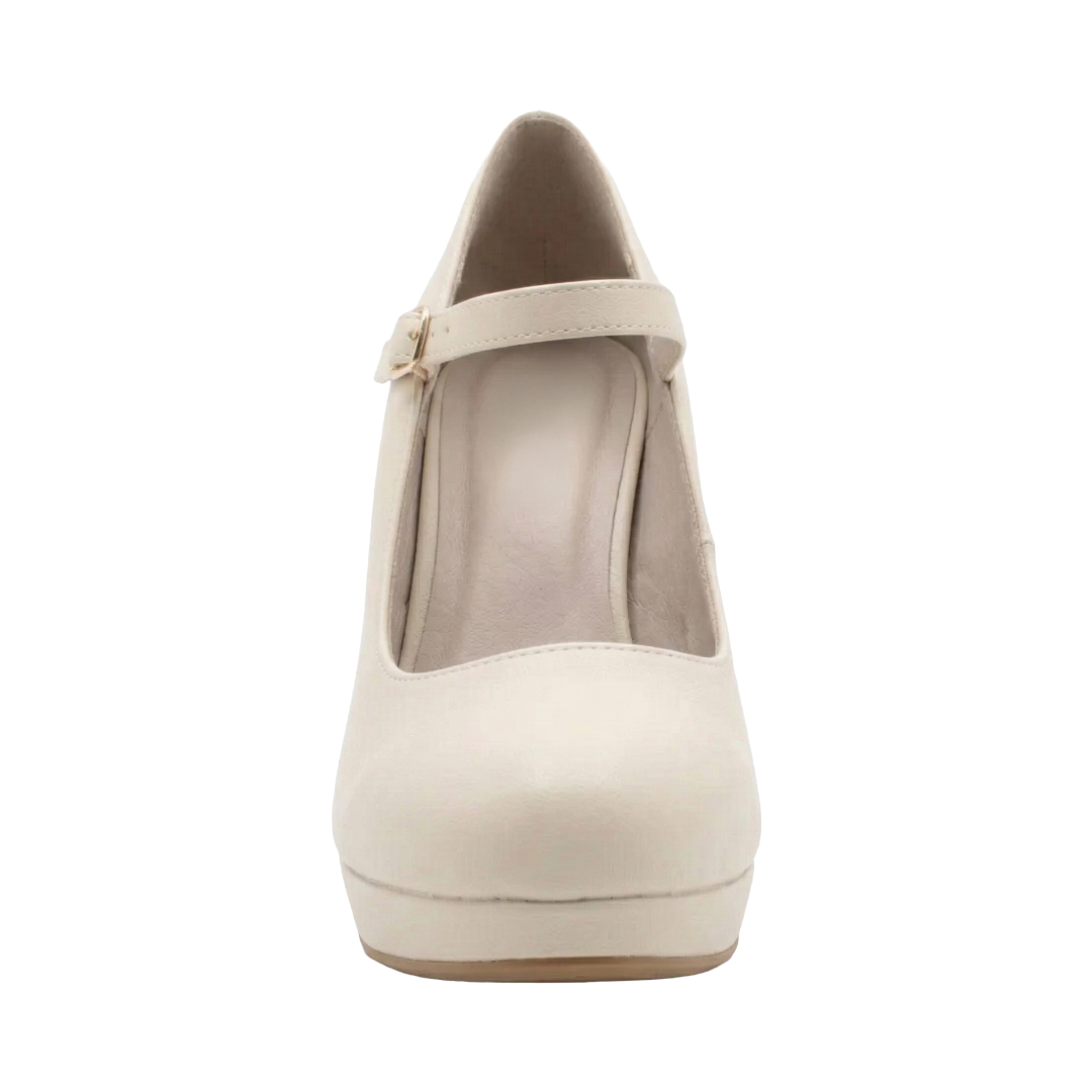 ZAPATOS FORMALES BONNY FRANCO BEIGE MUJER 403-0250-2