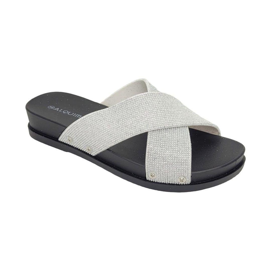 SANDALIAS ALQUIMIA WOTI PLATEADO 3659-0