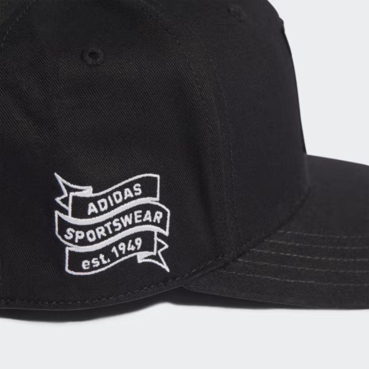 GORRO JOCKEY SNAPBACK ADIDAS LOGO NEGRO | IK8359-2