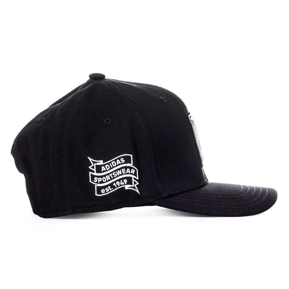 GORRO JOCKEY SNAPBACK ADIDAS LOGO NEGRO | IK8359-3