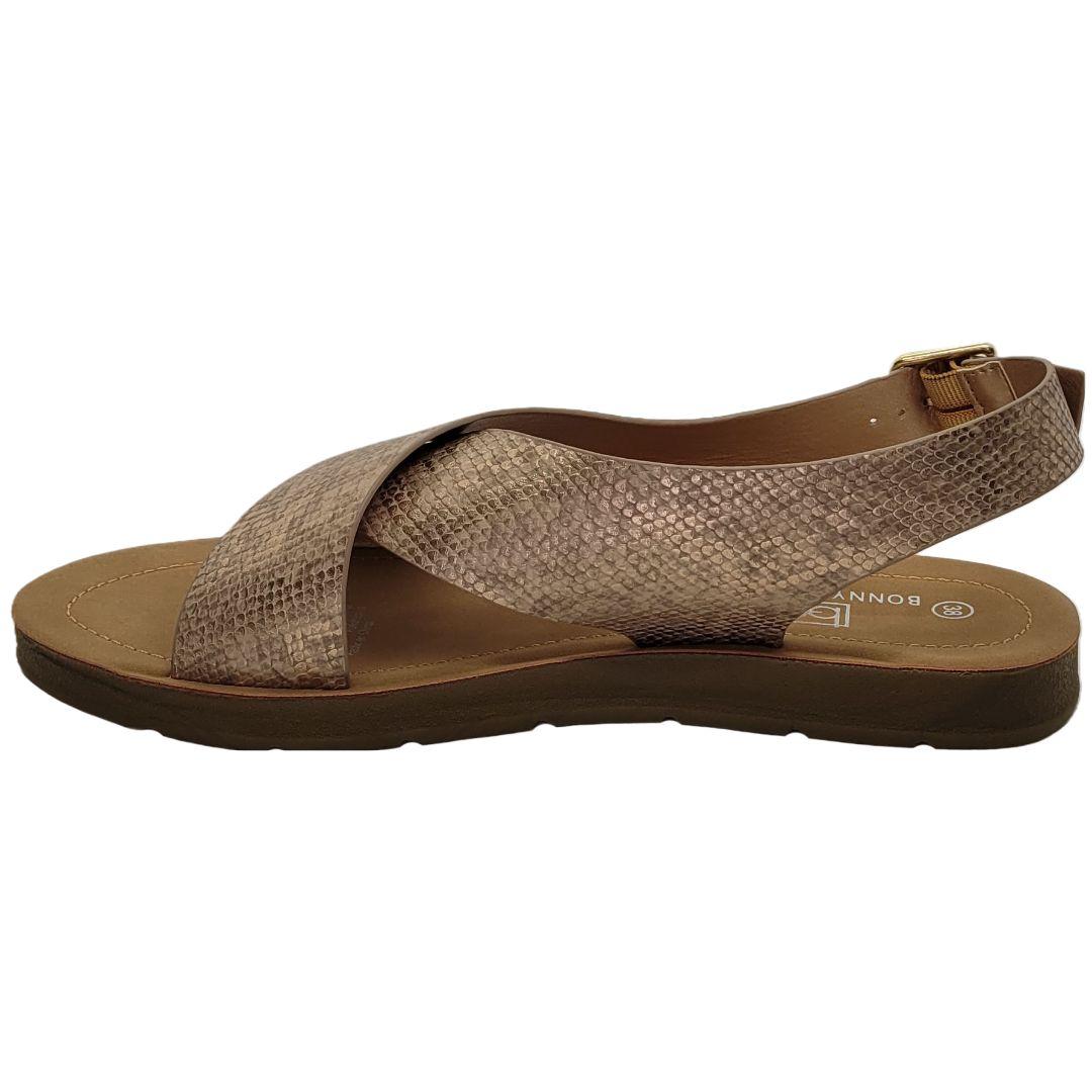 SANDALIA BONNY FRANCO GOLD MUJER 395-12-1