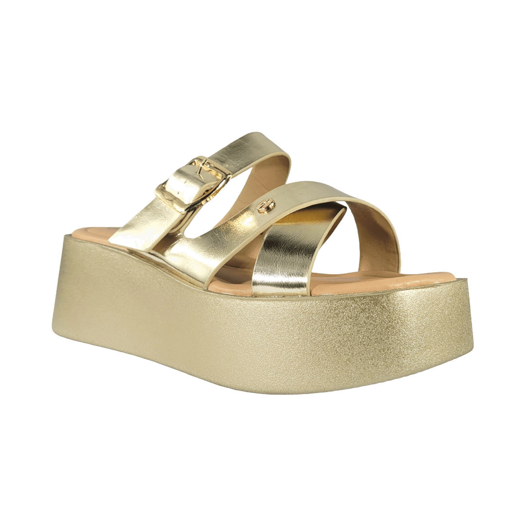 SANDALIAS J-RUN DORADO MUJER | G562F2-1