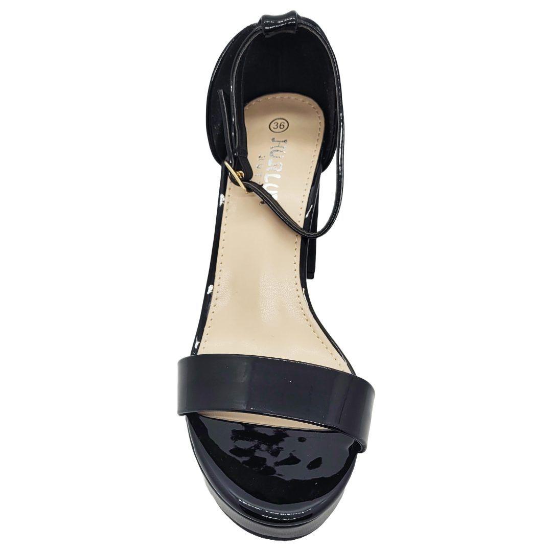 SANDALIA DE FIESTA HUALUNAOTE NEGRAS | T2119-3