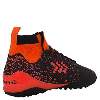 Zapatillas Soccer Baby Futbol Black/Orange Adulto S5-2B-2
