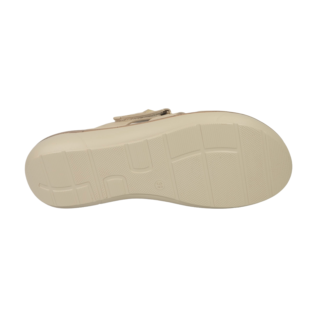 SANDALIAS BY PASS BEIGE MUJER Y6032-3A-4