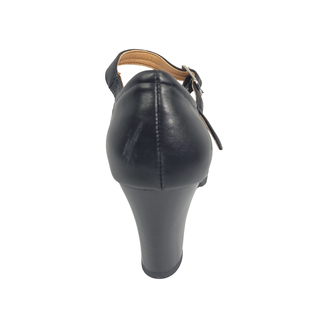 ZAPATOS DE CUECA HUALUNAOTE NEGRO MUJER A0817-5