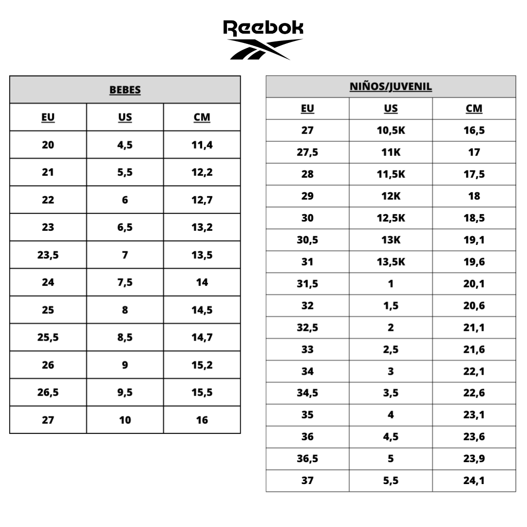 ZAPATILLAS REEBOK CLASSICS WEEBOK STORM X BEBES 100033242-3