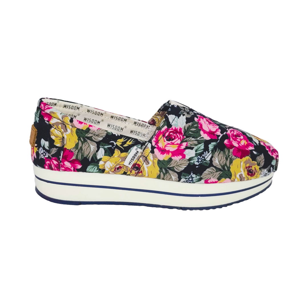 ALPARGATAS WISDOM FLOREADO PURPLE MUJER | W-010-0