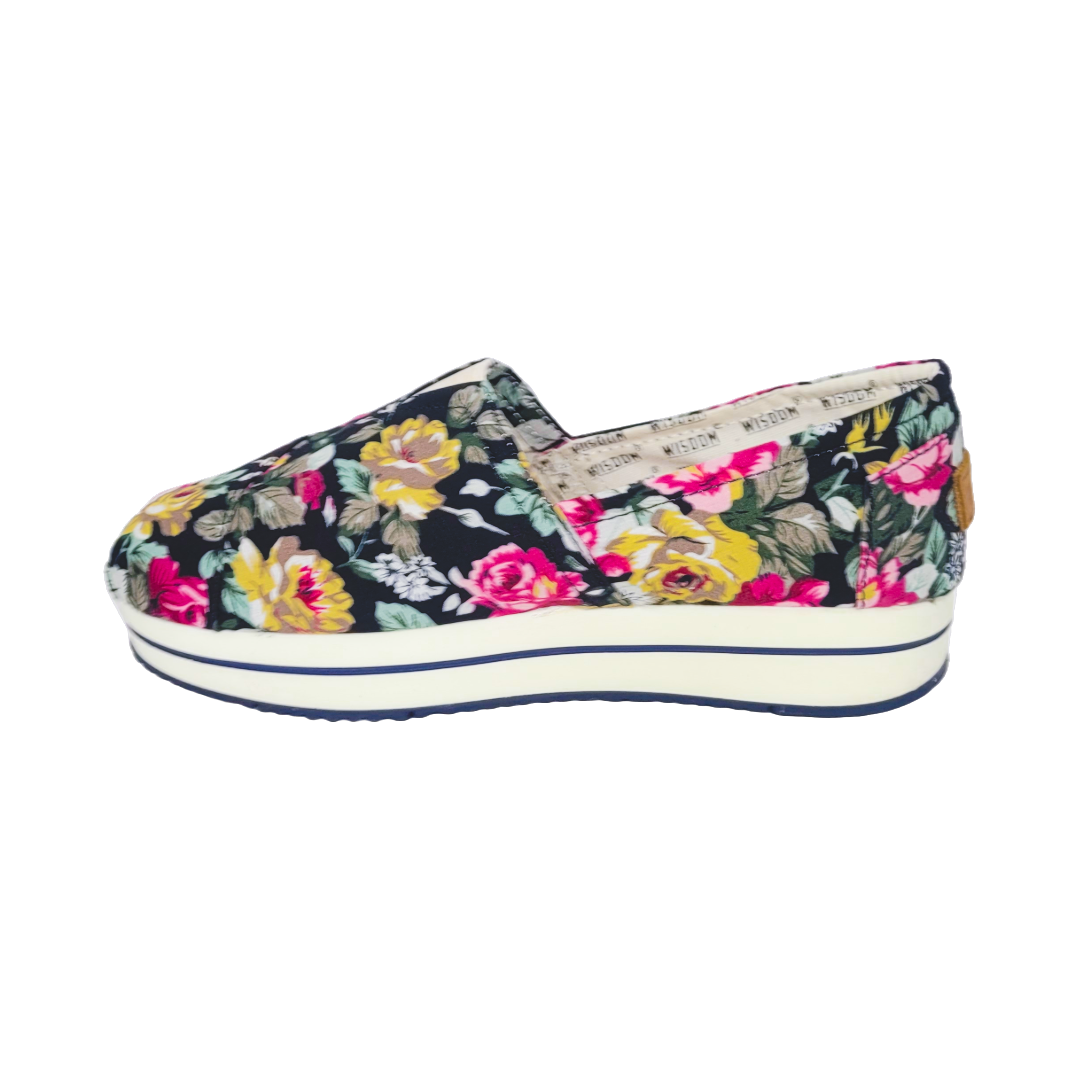 ALPARGATAS WISDOM FLOREADO PURPLE MUJER | W-010-1