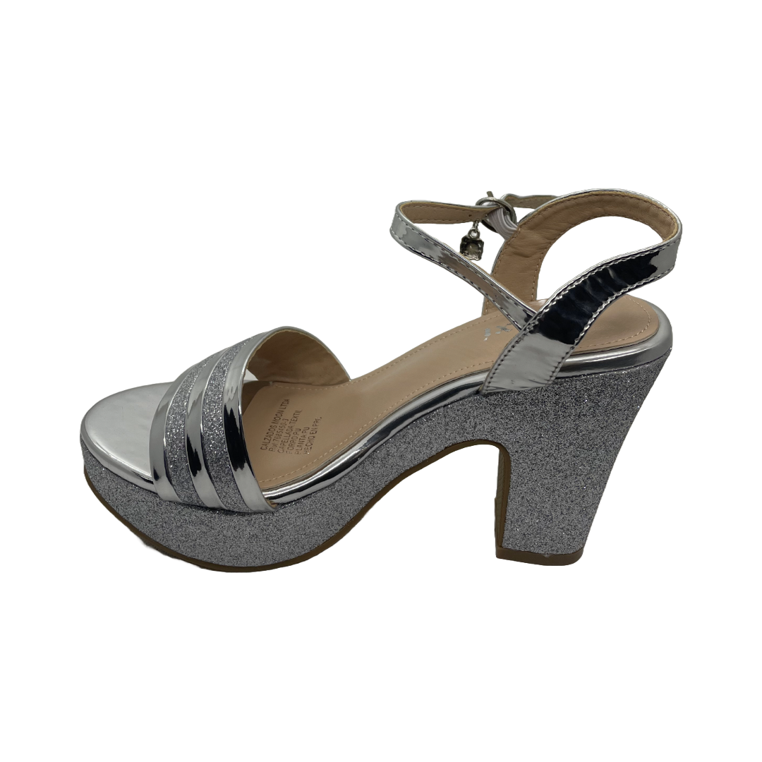 SANDALIAS DE FIESTA AGUXI SILVER | 2101-3