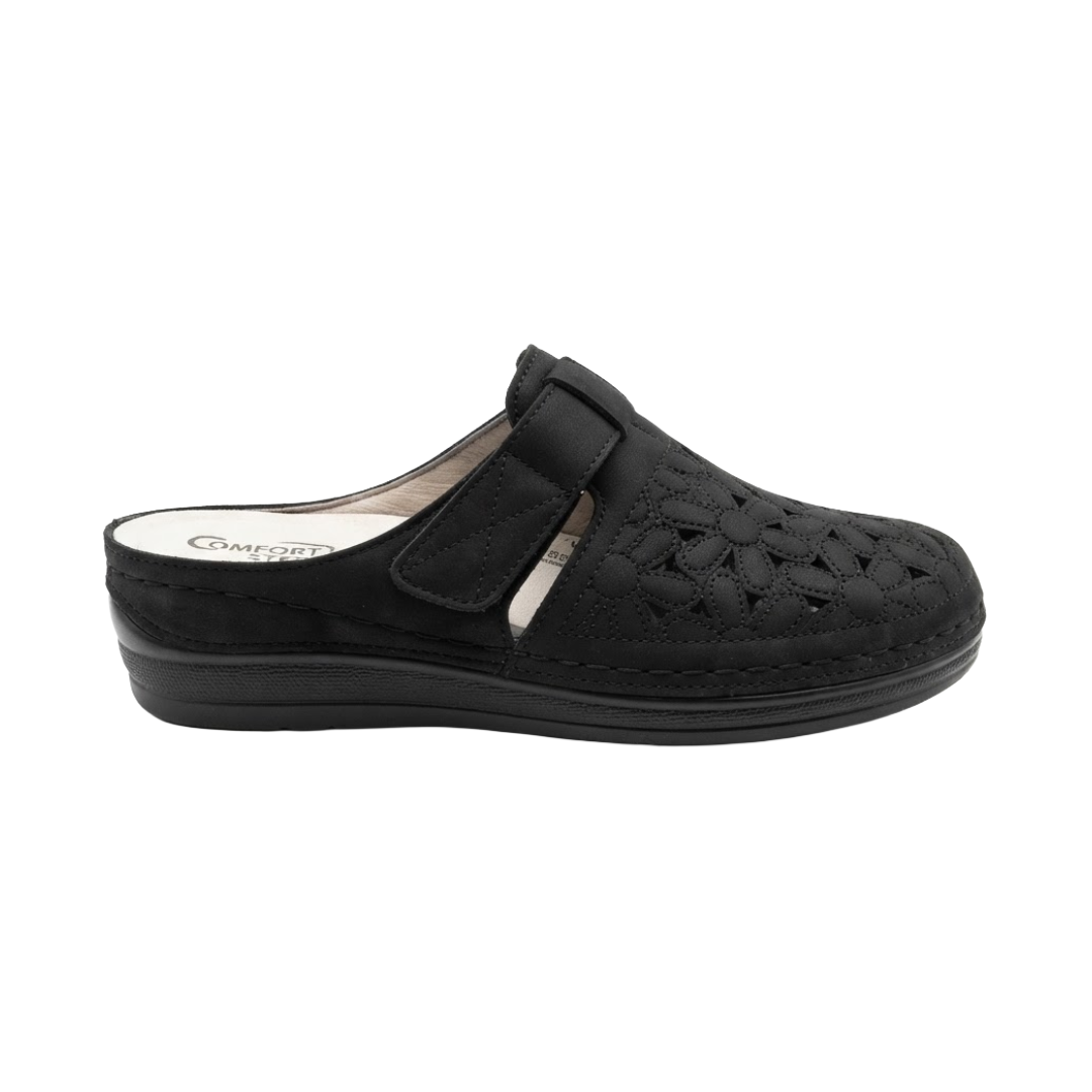 ZUECOS PASSER NEGRO MUJER | 028-02-0