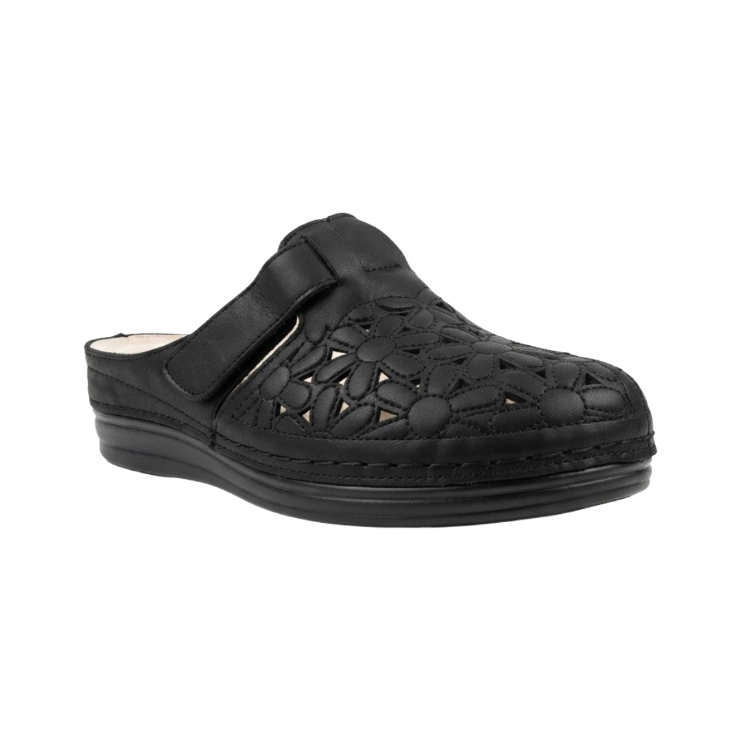 ZUECOS PASSER NEGRO MUJER | 028-02-1