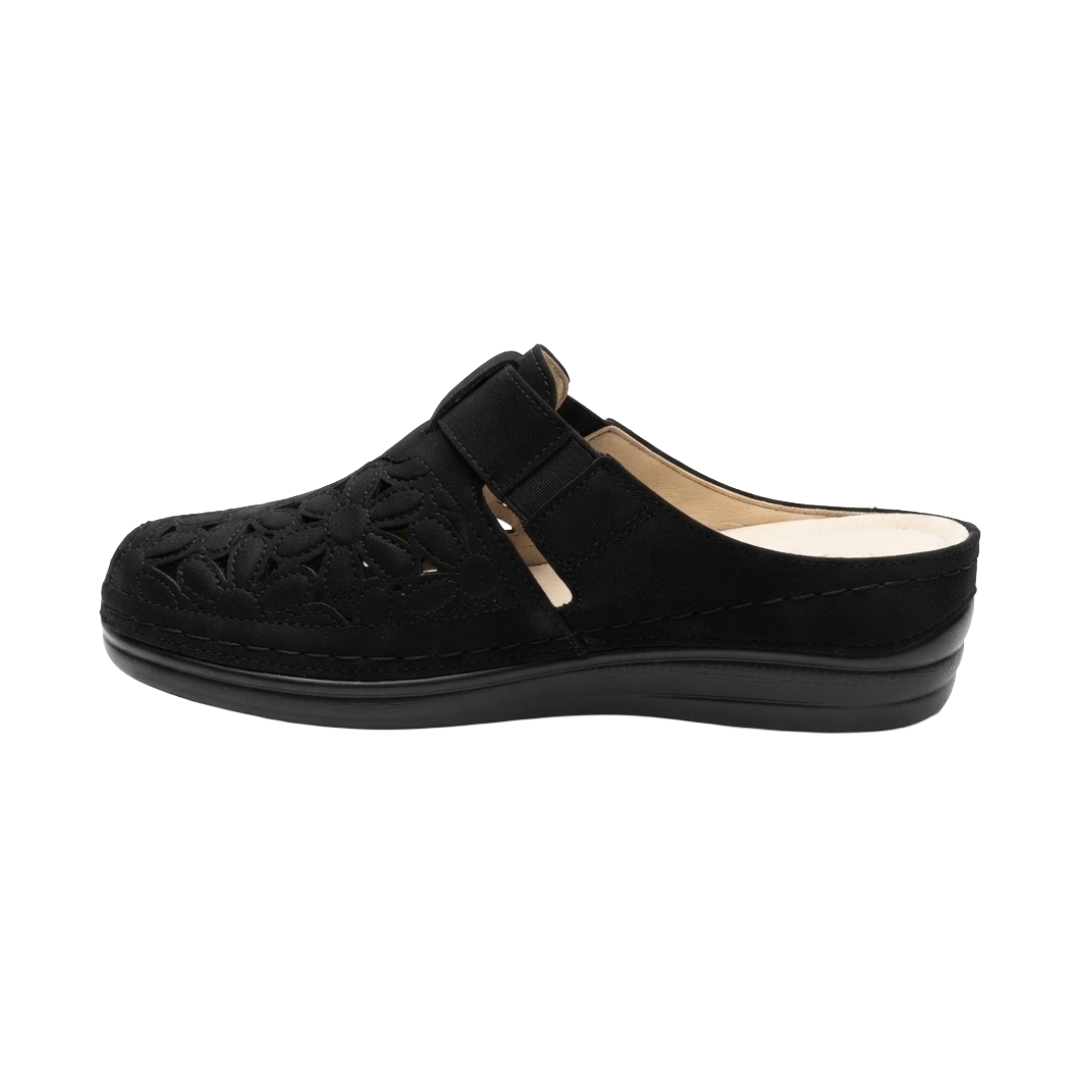 ZUECOS PASSER NEGRO MUJER | 028-02-3