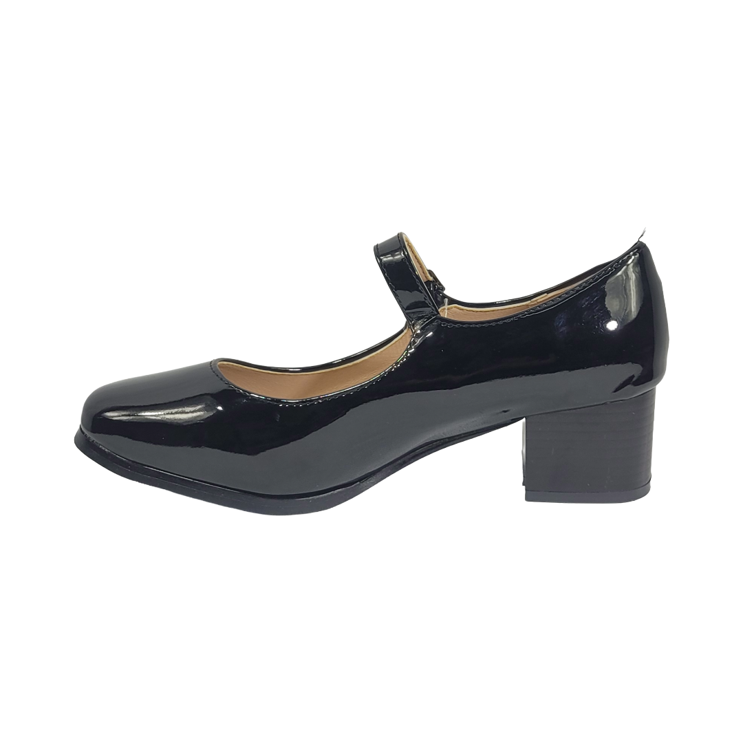 ZAPATOS DE CUECA MD NEGRO CHAROL MUJER 5R03-1A-2