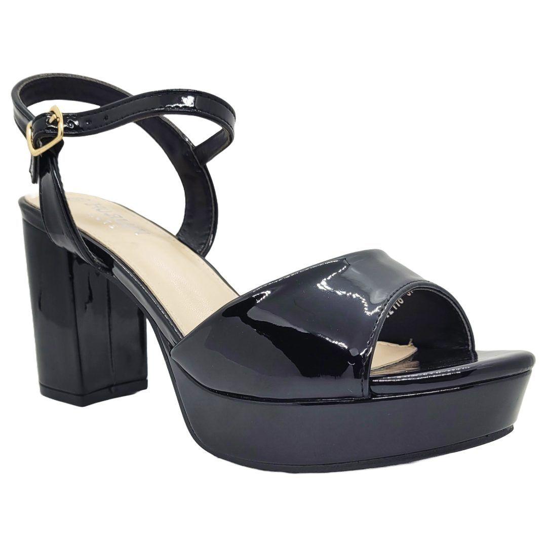 SANDALIA DE FIESTA HUALUNAOTE NEGRAS | T2118-2