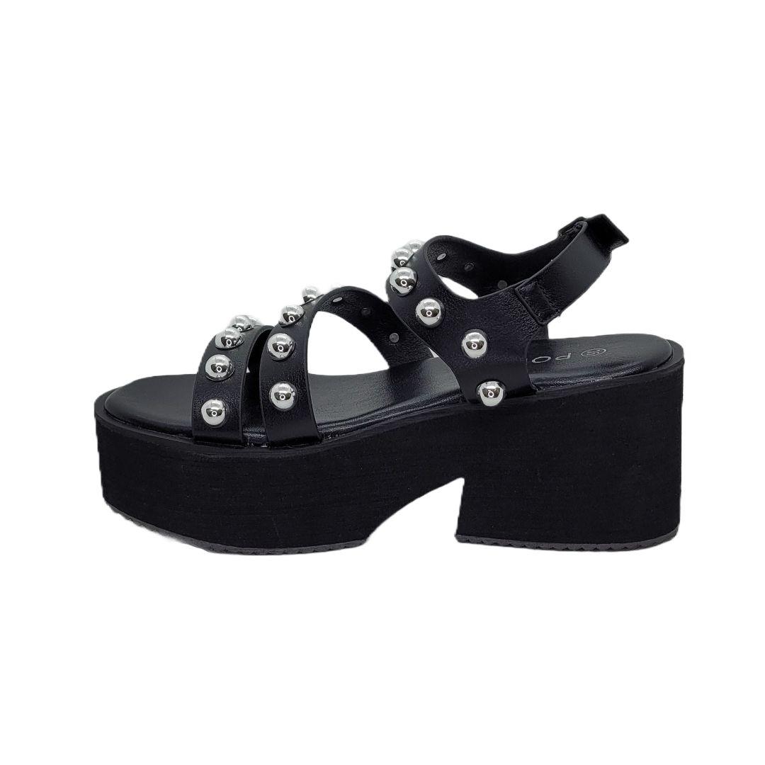 Sandalias Police Negras NF-YC2912-6-1