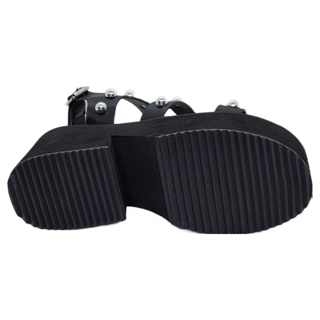 Sandalias Police Negras NF-YC2912-6-2