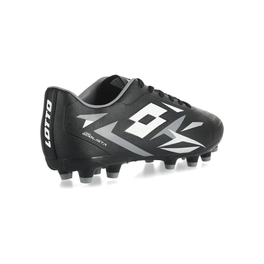 Zapatillas Fútbol Lotto Solista Fg Negro/gris Adulto J0444-1