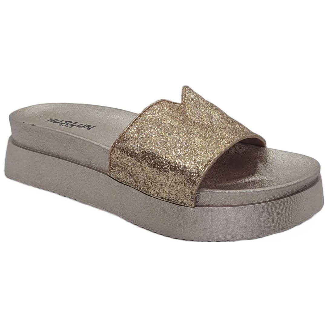 Sandalia Hualunaote Champagne HLZ-281-0