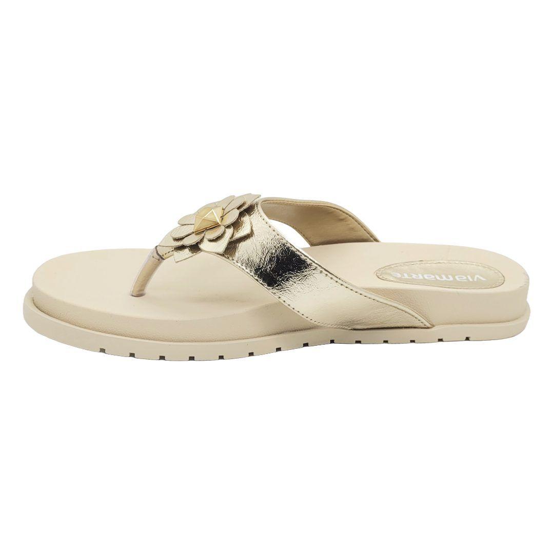 SANDALIAS VIA MARTE MUJER DORADO | 174-006-01-1