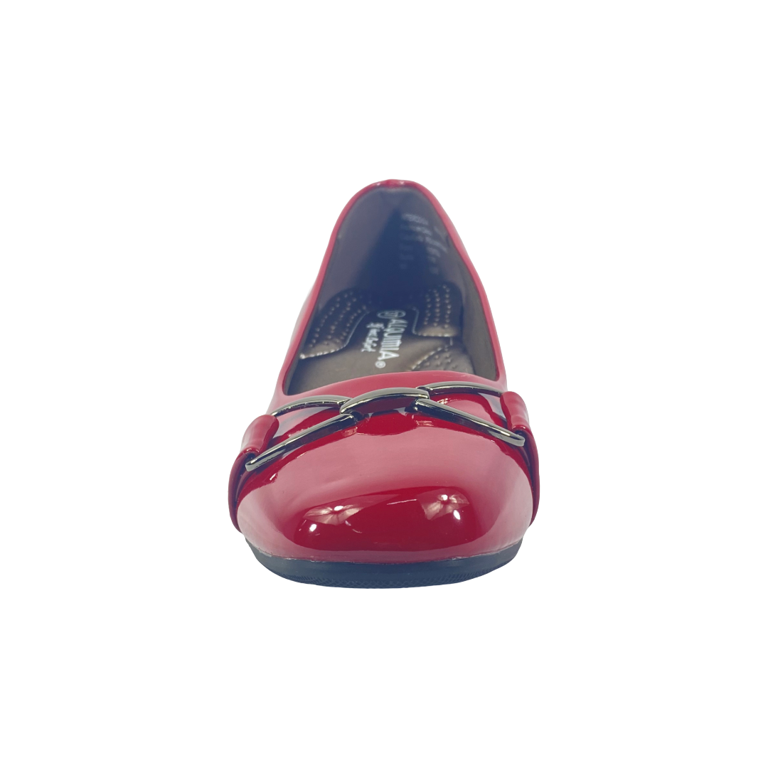 ZAPATOS FORMALES ALQUIMIA ROJO CHAROL MUJER | 3027-04-2