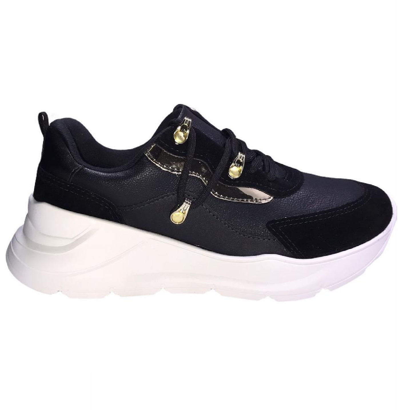 Zapatilla Vizzano Negra/Blanco Mujer 1360.103.21946.16579-1