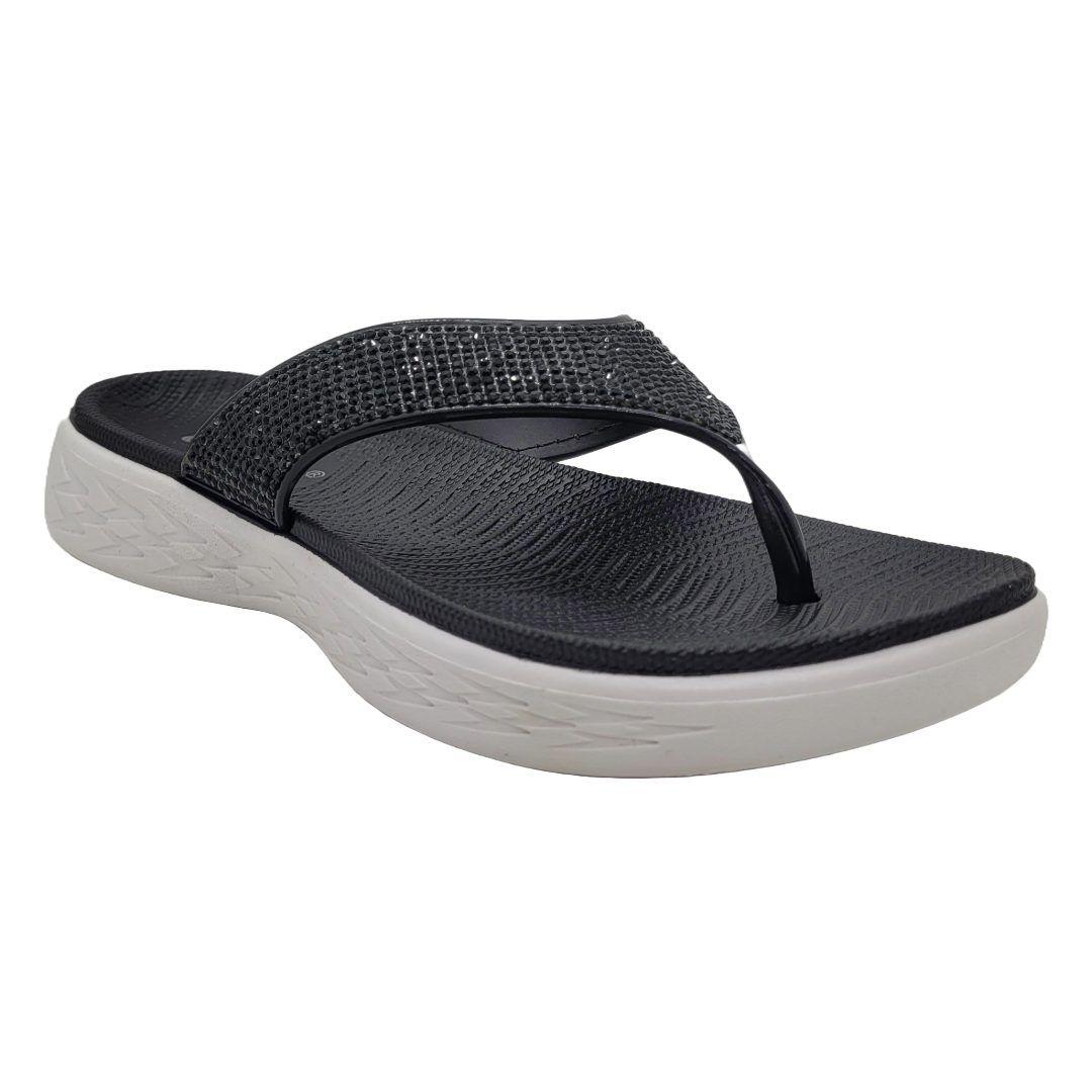 SANDALIAS CELINA RIGIO BLANCO/NEGRO PM1813 A/A-2