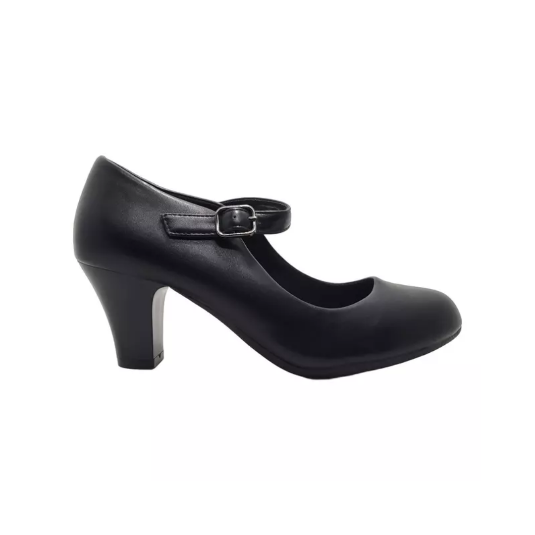 ZAPATOS TACONES DE CUECA BONNY FRANCO NEGRO MUJER 384-0141-0