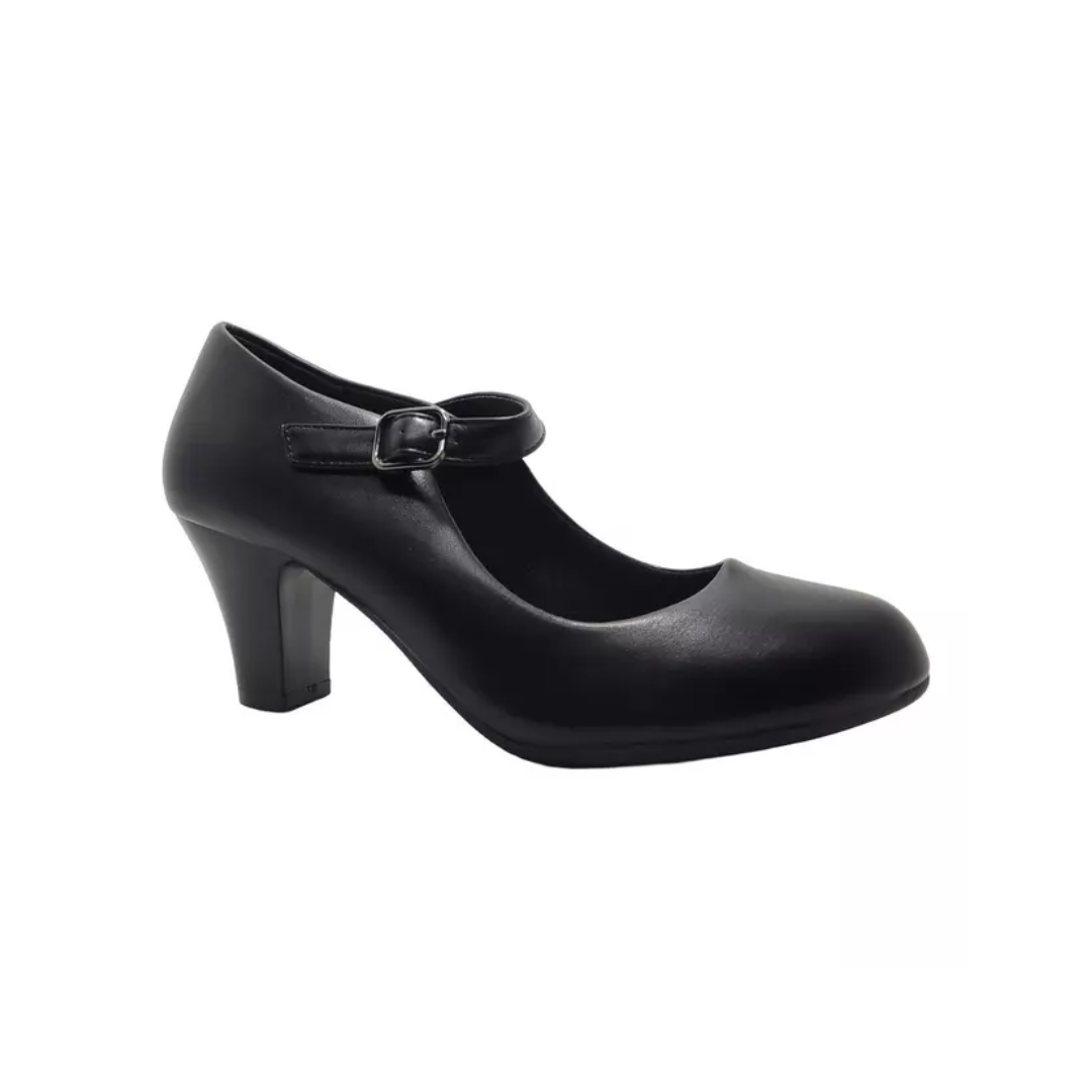 ZAPATOS TACONES DE CUECA BONNY FRANCO NEGRO MUJER 384-0141-2
