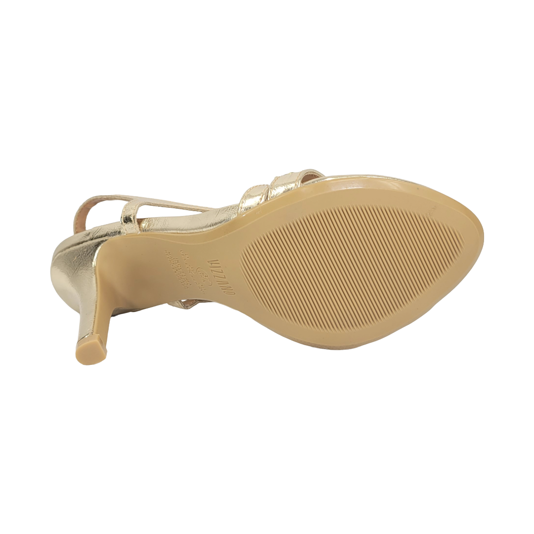 SANDALIAS DE FIESTA VIZZANO DORADO MUJER | 6249.1116.30591-66-5