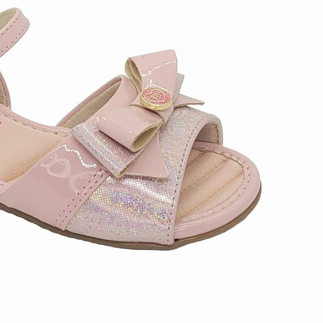Sandalia Molekinha Pink Bebes 2112.676.26647-78276-2