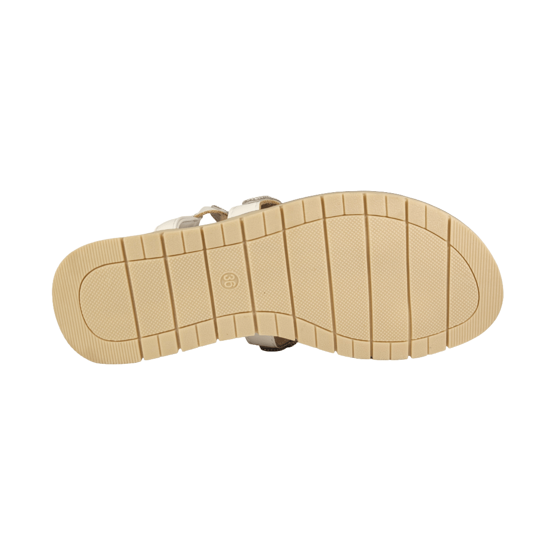 SANDALIAS BONNY FRANCO BEIGE MUJER 384-0077-4