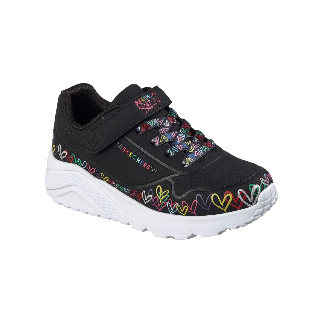 ZAPATILLAS URBANAS SKECHERS UNO LITE INFANTIL | 314091L-BKMT-1