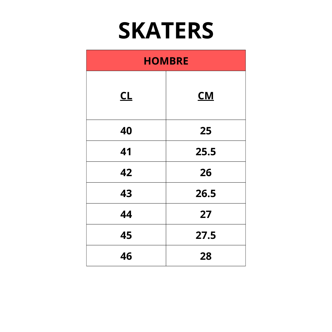 ZAPATILLAS URBANAS SKATERS HOMBRE | 729-1400-6