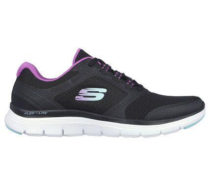 ZAPATILLAS SKECHERS FLEX APPEAL 4.0 BRIGHT NIGHTS 149585-BK-4