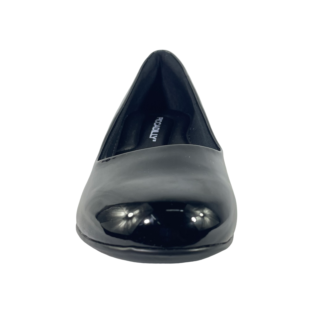 ZAPATOS FORMALES PICCADILLY NEGRO CHAROL MUJER VU4012T-2