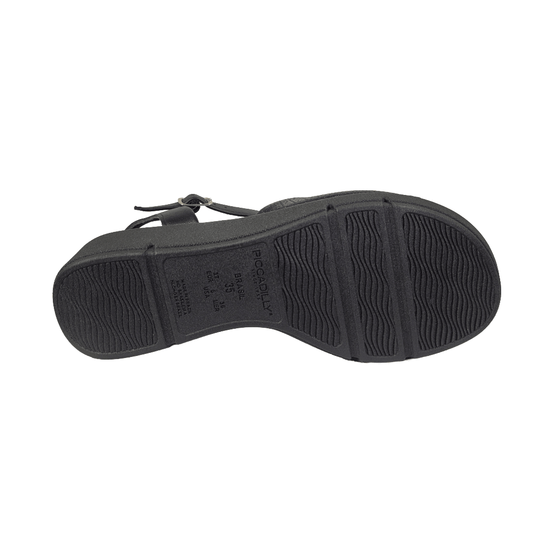 SANDALIAS PICCADILLY NEGRO CASUAL MUJER | VU5287T-4