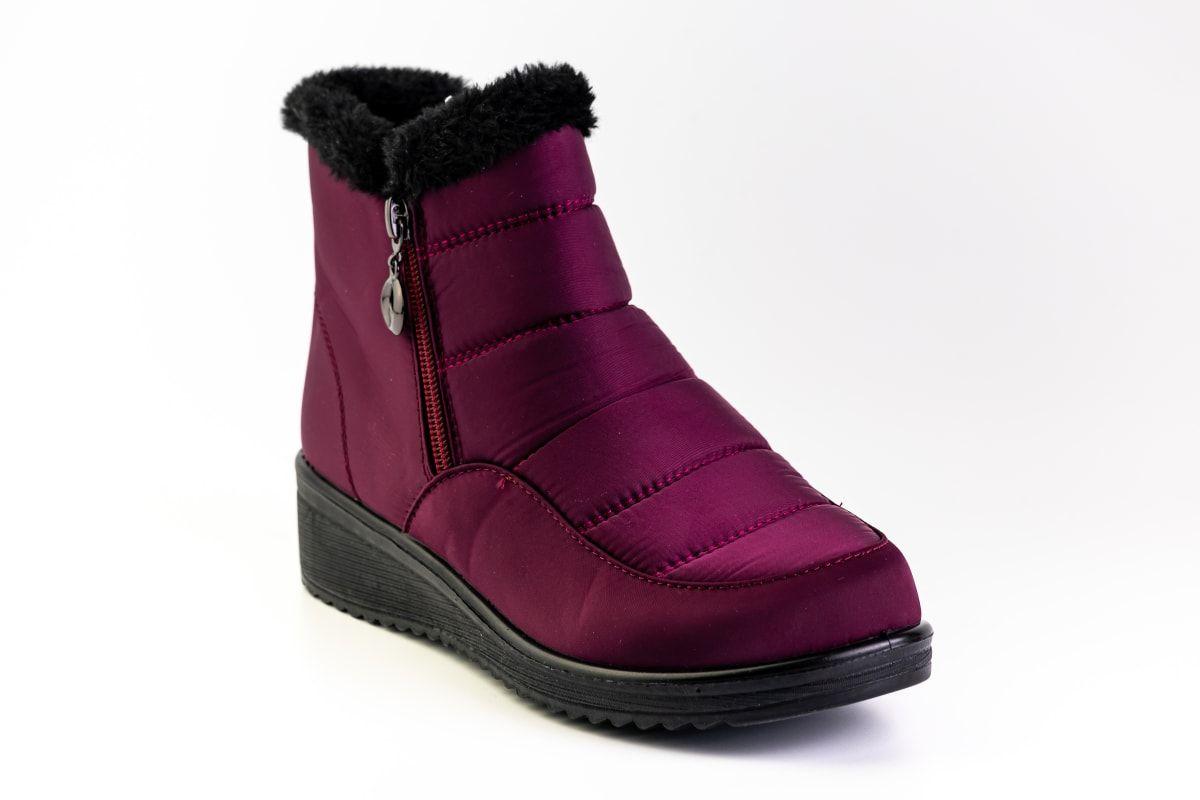 Botín New Walk Mujer Burdeo Win B68F8001-BO-0