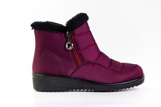 Botín New Walk Mujer Burdeo Win B68F8001-BO-1