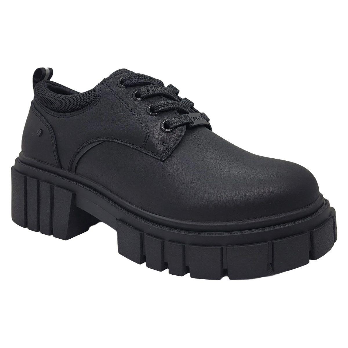 ZAPATOS CON PLATAFORMA TEENER NEGRO | 556-6022-1