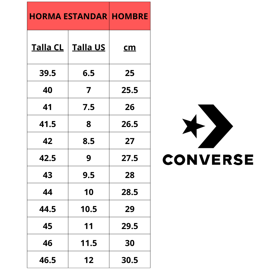 ZAPATILLAS URBANAS CONVERSE SPORT CASUAL HOMBRE A15109C-001-4