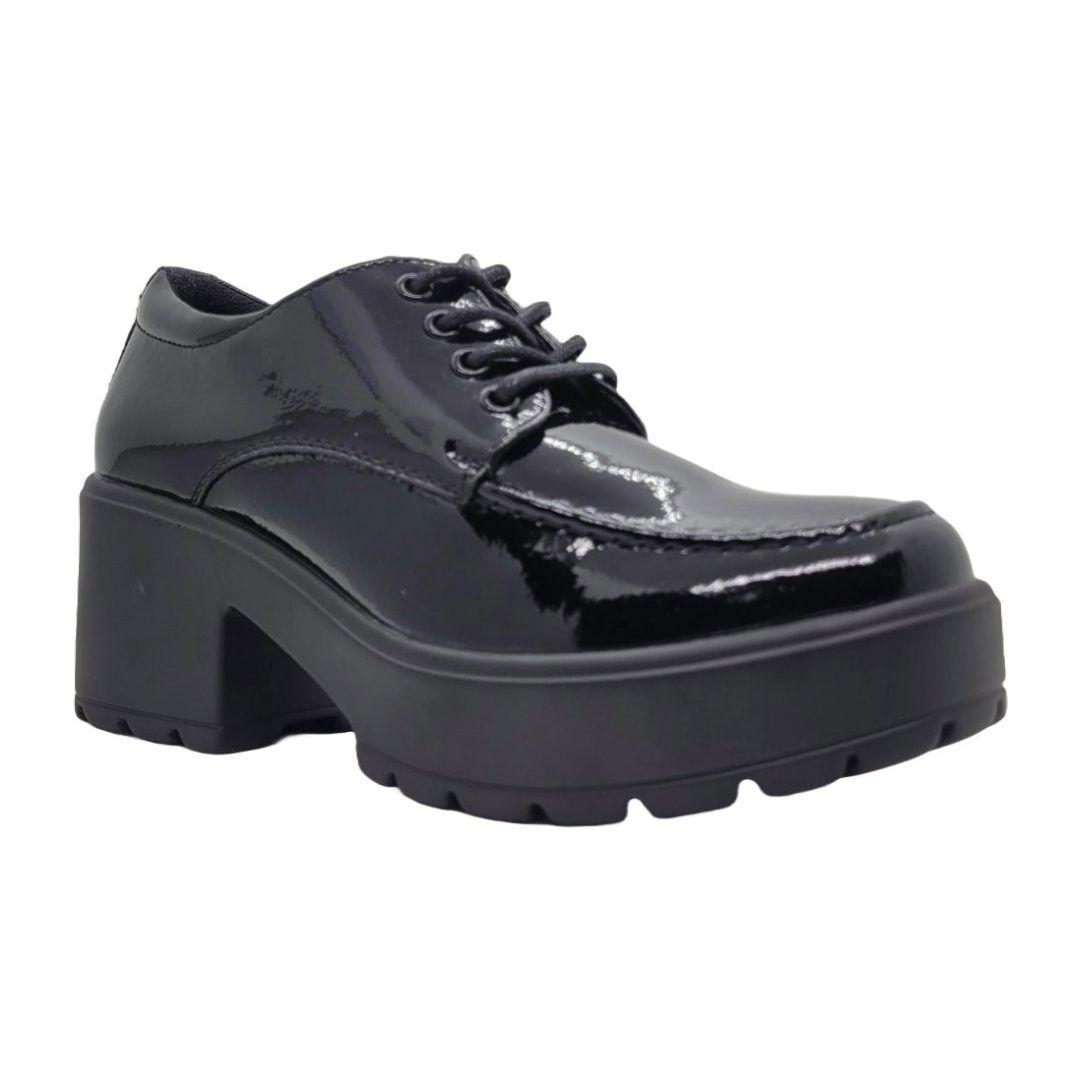 ZAPATOS ALQUIMIA NEGRO CHAROL 3013-0
