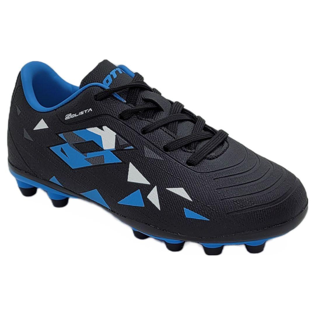ZAPATILLAS FUTBOL LOTTO SOLISTA FG JR NEGRO NIÑOS J0131/1-0
