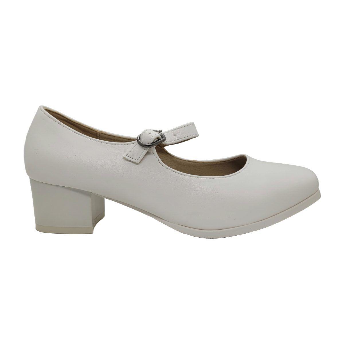 ZAPATOS DE CUECA ARMONÍA BLANCOS | 109-C-0