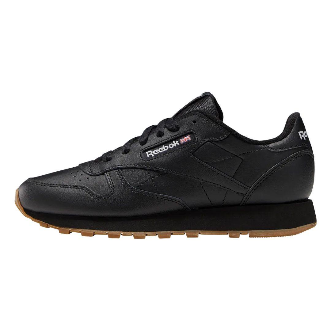 ZAPATILLAS REEBOK CLASSICS CLASSIC LEATHER JUVENIL [NEGRA] -1