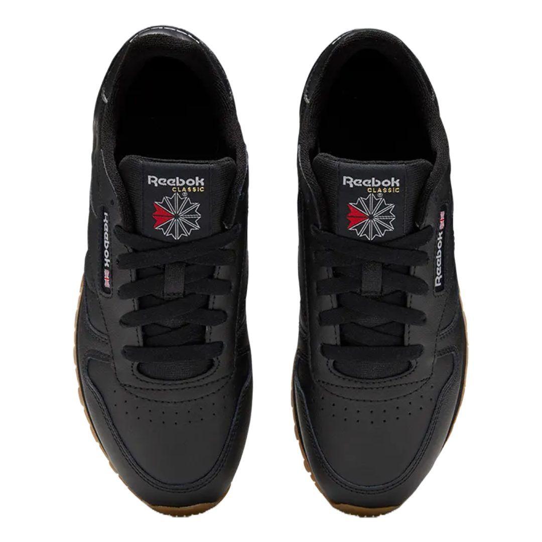 ZAPATILLAS REEBOK CLASSICS CLASSIC LEATHER JUVENIL [NEGRA] -3