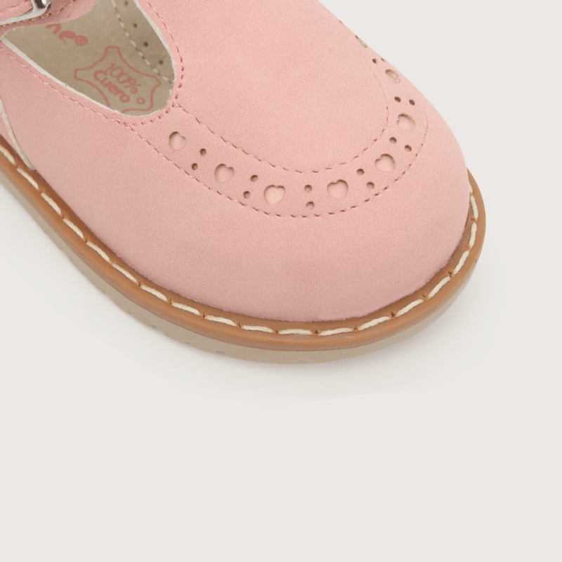 ZAPATOS OPALINE REINA HEBILLA ROSADA BEBES (18 A 21) 321002-4