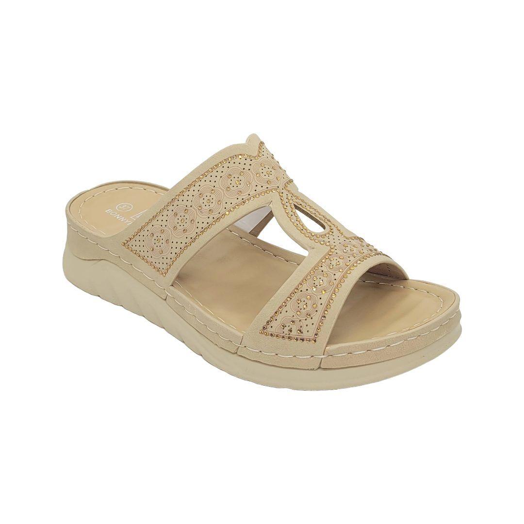 Sandalia  Bonny Franco Beige 384-0081-0