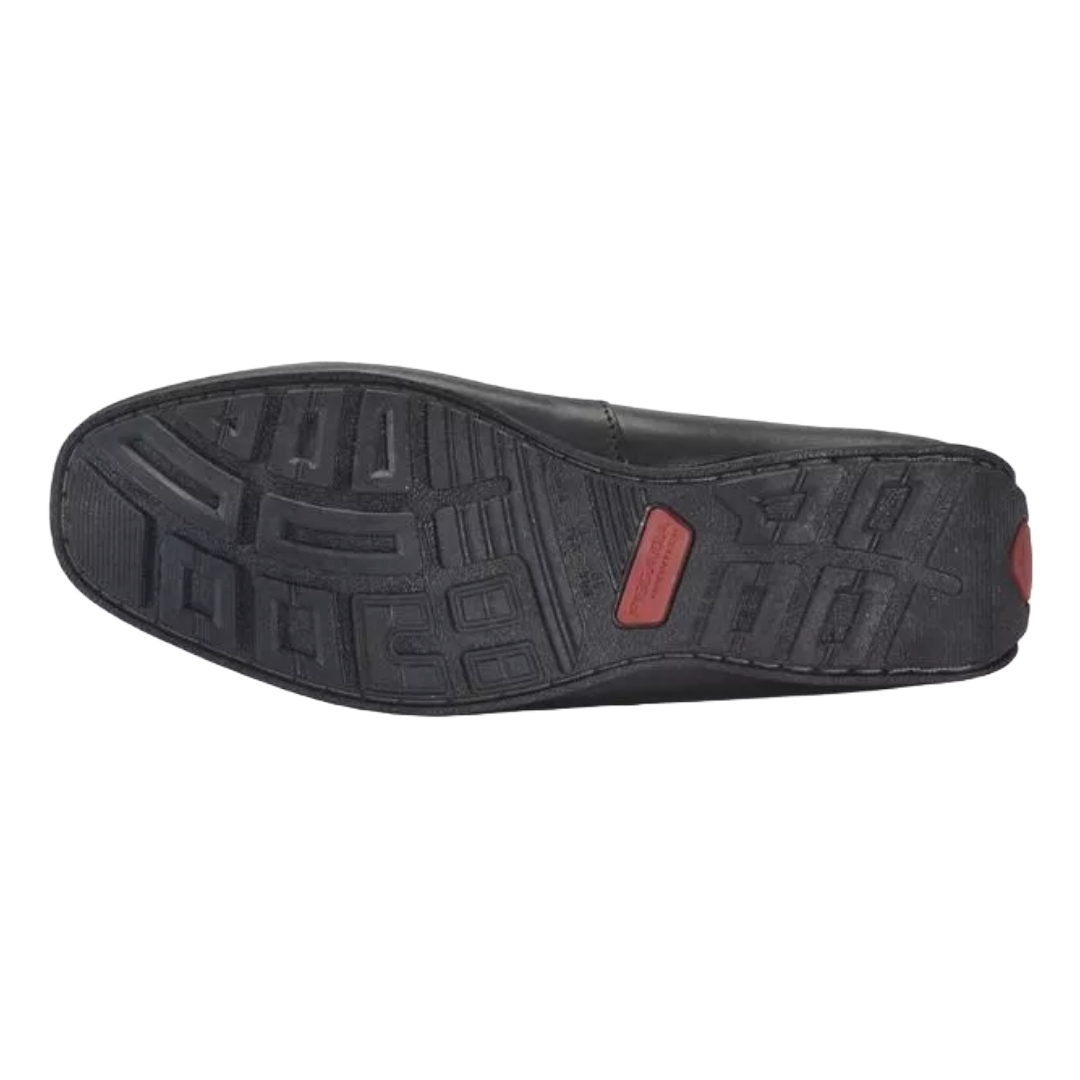 MOCASINES PEGADA DE CUERO NEGROS (HOMBRE) | 140741-03 - PEG-2